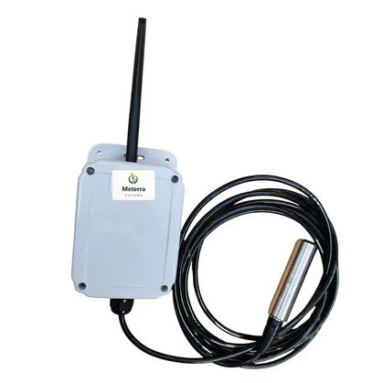 Meterra wireless submerged pressure water level sensor for a farm dam or pond