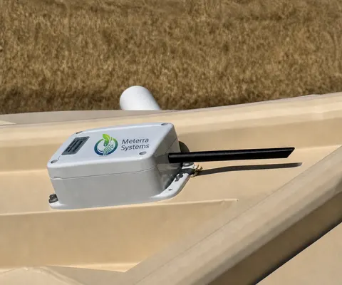 Meterra wireless ultrasonic level sensor — the same non-contact unit, in its Wi-Fi version
