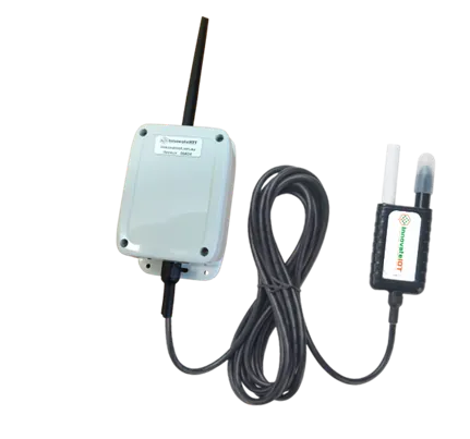 The cellular device with a single pH soil probe on its cable